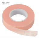 5 Rolls Eyelash Extension Lint Breathable Non-woven Cloth Adhesive Tape Under Eye Paper Tape For False Lashes Patch Makeup Tools