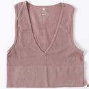 Vintage Crop Top Women Seamless Underwear Sexy Lingerie Female Tanks Vest Harajuku Deep V Neck Summer Camis Crop Top Camisole