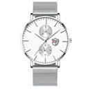 reloj hombre 2022 Mens Fashion Ultra-thin Watches Men Business Casual Stainless Steel Mesh Belt Quartz Watch relogio masculino