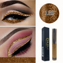 DNM 16 Color Glitter Liquid Eyeliner Pearlescent Sequins Bright Eye Shadow Shiny Long Lasting Waterproof Eyeshadow Makeup TSLM1