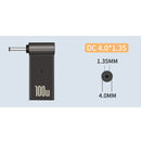 PD 100W Laptop Power Adapter Connector for Asus Dell Lenovo Notebook Dc Plug USB Type-C Female to DC Male Jack Plug Converter