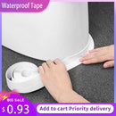 PVC Waterproof Wall Sticker Self Adhesive Sink Stove Crack Strip Kitchen Bathroom Bathtub Corner Sealant Tape Waterproof