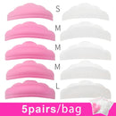 5 Pairs Perm False Eyelash Pad Kit Silicone Protection Pads Eyelash Extension Lifting Curler Graft Shield Patch tools