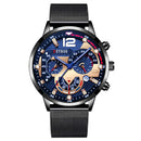 Top Brand Men Watch Luxury Gold Stainless Steel Mesh Belt Quartz Watches Business Leather Mens Luminous Clock relogio masculino