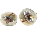 2pcs Rs550 Motor Motor With Copper Brush Charging Drill Electric Screwdriver Brush Holder
