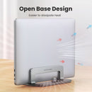 UGREEN Vertical Laptop Stand Holder For MacBook Air Pro Aluminum Foldable Notebook Stand Laptop Support MacBook Pro Tablet Stand