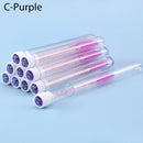 10pcs Pink Eyelashes Brushes Reusable Eyebrow Brush for Eyelash Extension Crystal Eyelash Brush Mascara Tube Make Up Hot Sales