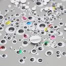 100pcs/200pcs Self-adhesive Googly Wiggle Eyes for DIY Scrapbooking Crafts Projects DIY Dolls Accessories Eyes Handmade Toys GYH