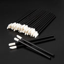 50Pcs Disposable Lip Brush Eyelash Brushes Crystal Lashes Micro Brushes Eyelash Extension Applicator Cleaner Beauty Makeup Tools