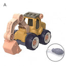 Creative Minuature Truck Loading Unloading Plastic DIY Truck ToyAssembly Engineering Car Set Kids Educational Toy For Boy Gifts