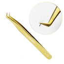 NAGARAKU Eyelash Extension Tweezers Makeup Stainless Steel Non-magnetic Pincet Volume Eyelash Tweezers 3D accurate