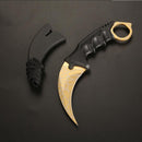 Karambit CS GO Fixed Blade Knife Never Fade Counter Strike Fighting Claw Knives Survival Camping EDC Cosplay Tools