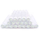20Pcs Reusable Eyebrow Brush Tube Dust-Proof Eyelash Brush Tube Replaceable Makeup Brushes Mascara with New Eyelash Resin Drill