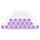 20Pcs Reusable Eyebrow Brush Tube Dust-Proof Eyelash Brush Tube Replaceable Makeup Brushes Mascara with New Eyelash Resin Drill
