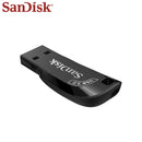 Original SanDisk Ultra Shift USB 3.0 Flash Disk 128GB 64GB 32GB Mini Key Pendrive Black Flash Drive Memory Stick For Computer