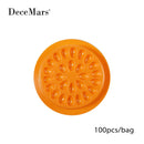 100pcs Disposable Eyelash Extension Glue Holder Pallet Plastic