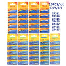 10pcs/lot CR311 CR316 CR322 CR416 CR420 CR425 CR435 DLY ZH Floats Lithium Pin Luminous Electric 3 Votage Fishing Tools Tackle