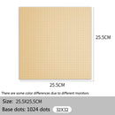 32*32 50*50 Dots Classic Base Plates Blocks DIY Small Size City Road Bricks Baseplates Construction Building Toys For Kids Gifts