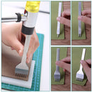 Leather Hole Punches 1+2+4+6 Prong DIY Diamond Lacing Stitching Chisel Set U/V Shaped Groover Leather Edge Beveler Skiving Tools