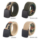 Men Belt 2020 Fashion Unisex Army Tactical Waist Belt Jeans Male Casual Luxury Canvas Webbing Waistband Ceinture Femme
