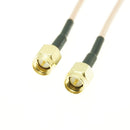 RG316 RG174 Cable SMA Male To SMA Male Female Nut Bulkhead Extension Coax Jumper Pigtail