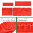 2Pcs Rubber Roller Brush Imitation Wood Graining Wall Painting Home Decoration Art Embossing DIY Brushing Painting Tools Sets