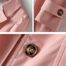 Spring Autumn Trench Coat Woman 2022 New Korean Single-breasted Mid-Long Women Trench Coat Overcoat 5XL Khaki Windbreaker Female