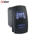 1PC 24V 20A Car Boat Rocker Switch 12V Waterproof Lighted Rocker Toggle Switch ON Off 5 Pin For Marine ATV RZR RV Auto Truck