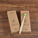 10PCS Colorful Toothbrush Natural Bamboo Tooth Brush Set Soft Bristle Charcoal Teeth Eco Bamboo Toothbrushes Dental Oral Care