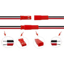 10Pairs 100mm 200mm 2 Pin JST Plug Connector Male+Female Plug Connector Cable Wire for RC Toys Battery LED Lamp