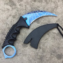 Karambit CS GO Fixed Blade Knife Never Fade Counter Strike Fighting Claw Knives Survival Camping EDC Cosplay Tools