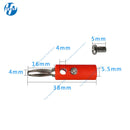10Pcs/set Male Female J072 4mm Banana Plug Male And Female To Insert Connector Banana Pin DIY Model