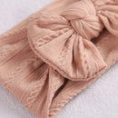 32 Colors Cable Bow Baby Headband for Child Bowknot Headwear Cables Turban for Kids Elastic Headwrap Baby Hair Accessories