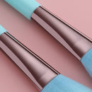 XINYAN Blue Makeup Brushes Set Eyeliner Eyelash Solid Eye Shadow Cosmetics Blending Beauty Makeup Brushes Set Tool Kit Maquiagem