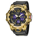 Sport Watch Military Watch For Men Alarm Clock Stopwatch LED Digital Back Light Dual Time Display 8008 Men&