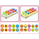 10pcs Assorted Stamps for Kids Self-ink Stamps Children Toy Stamps Smiley Face Seal Scrapbooking DIY Painting Photo Album Decor