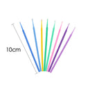 100PCS Disposable Cotton Swab Eyelash Brushes Individual Eyelashes Microbrush Lash Removing Lash Extension Accessories