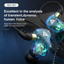 Original QKZ AK6 Copper Driver HiFi Wired Earphone Sport Running Headphones Bass Stereo Headset Music Earbuds fone de ouvido