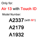 Screen Protector for MacBook Air 13 M1 M2 Pro 13 14 15 16 Bar Max 11 12 Cover Skin HD Film Soft Guard A2681 A2337 A2338 A2442 ID