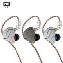 KZ ZSN Pro Wired Earphone 1DD+1BA Hybrid Technology In Ear Headphones HIFI Bass Metal Earplugs Movement Noise Reduction Headset