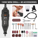 HILDA Electric Drill Grinder Engraver Pen Grinder Mini Drill Electric Rotary Tool Grinding Machine Accessories