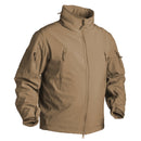 Winter Military Fleece Jacket Men Soft shell Tactical Waterproof Army Camouflage Coat Airsoft Clothing Multicam Windbreakers