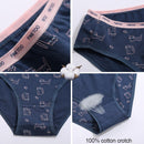 3PCS/Set Women Panties Cotton Underwear Patchwork Cute Design Female Lingerie Underpants Pantys Sexy Briefs Intimates for Girls