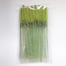 50/5Pcs Eyelash Extension Disposable Makeup Eyebrow Brush Mascara Stick Applicator Eyelashes Crystal Eyelash Brush Tool