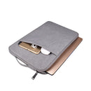 Side Carry Laptop Bag with Front Bag for iPad 13/14/15 inch Notebook Case for Macbook Computer Handbag Laptop Sleeve Briefcase