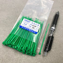 100pcs/bag 8 Color 2.5mmx100mm 2.5mm*100mm Self-Locking Nylon Wire Cable Zip Ties Cable Ties White Black Organiser Fasten Cable