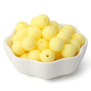 12mm 20pcs Silicone Baby Beads Round Teether Teething Beads DIY Pacifier Chain Necklace Pendant Toys BPA Free Baby Accessories