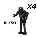 Disney R2-D2 Building Blocks C-3PO General Grievous R4-P17 K-2SO IG88 Battle Buzz Droid Star Bricks Action Figures Christmas Toy