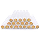 20Pcs Reusable Eyebrow Brush Tube Dust-Proof Eyelash Brush Tube Replaceable Makeup Brushes Mascara with New Eyelash Resin Drill