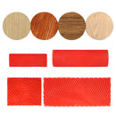 2Pcs Rubber Roller Brush Imitation Wood Graining Wall Painting Home Decoration Art Embossing DIY Brushing Painting Tools Sets